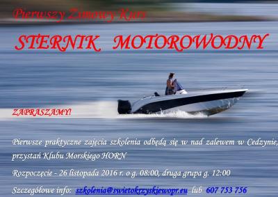 Kurs Sternika Motorowodnego w Kielcach