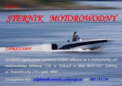 Kurs Sternika Motorowodnego w Kielcach
