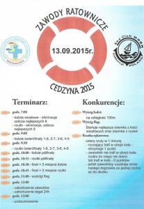 Zawody ratownicze Cedzyna 2015