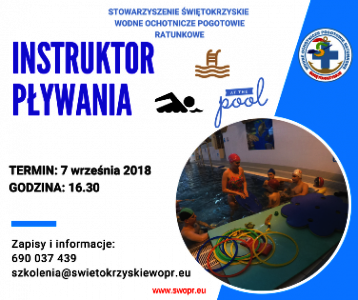 Kurs Instruktora Pływania w Kielcach