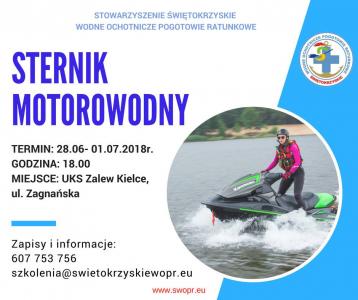 Kurs na patent sternika motorowodnego w Kielcach