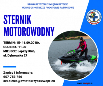 Kurs Sternik Motorowodny w Kielcach