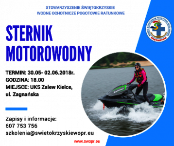 Kurs Sternik Motorowodny w Kielcach